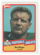 Jim Ringo (NFL Football Card) 1989 Swell Greats # 112 Mint
