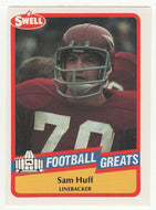 Sam Huff (NFL Football Card) 1989 Swell Greats # 118 Mint