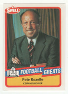 Pete Rozelle - Commissioner (NFL Football Card) 1989 Swell Greats # 128 Mint
