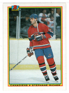 Stephane Richer - Montreal Canadiens (NHL Hockey Card) 1990-91 Bowman ...