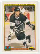 Luc Robitaille - Los Angeles Kings - Hat Trick (NHL Hockey Card) 1990-91 Bowman # 12 Mint