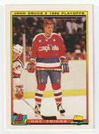 John Druce - Washington Capitals - Hat Trick (NHL Hockey Card) 1990-91 Bowman # 16 Mint