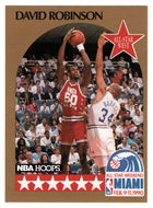 David Robinson - San Antonio Spurs - All-Star Team (NBA Basketball Card) 1990-91 Hoops # 24 Mint