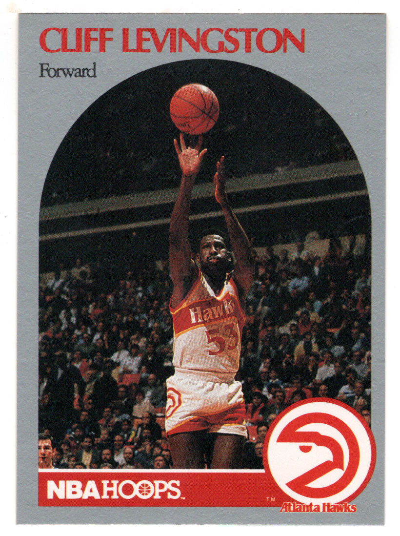 Cliff Levingston - Atlanta Hawks (NBA Basketball Card) 1990-91 Hoops # 29 Mint