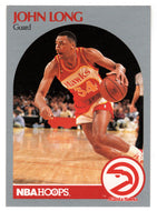 John Long - Atlanta Hawks (NBA Basketball Card) 1990-91 Hoops # 30 Mint