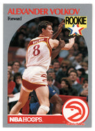 Alexander Volkov RC - Atlanta Hawks (NBA Basketball Card) 1990-91 Hoops # 34 Mint