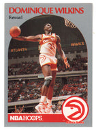 Dominique Wilkins - Atlanta Hawks (NBA Basketball Card) 1990-91 Hoops # 36 Mint