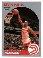 Kevin Willis - Atlanta Hawks (NBA Basketball Card) 1990-91 Hoops # 37 Mint