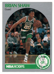Brian Shaw - Boston Celtics (NBA Basketball Card) 1990-91 Hoops # 48 Mint