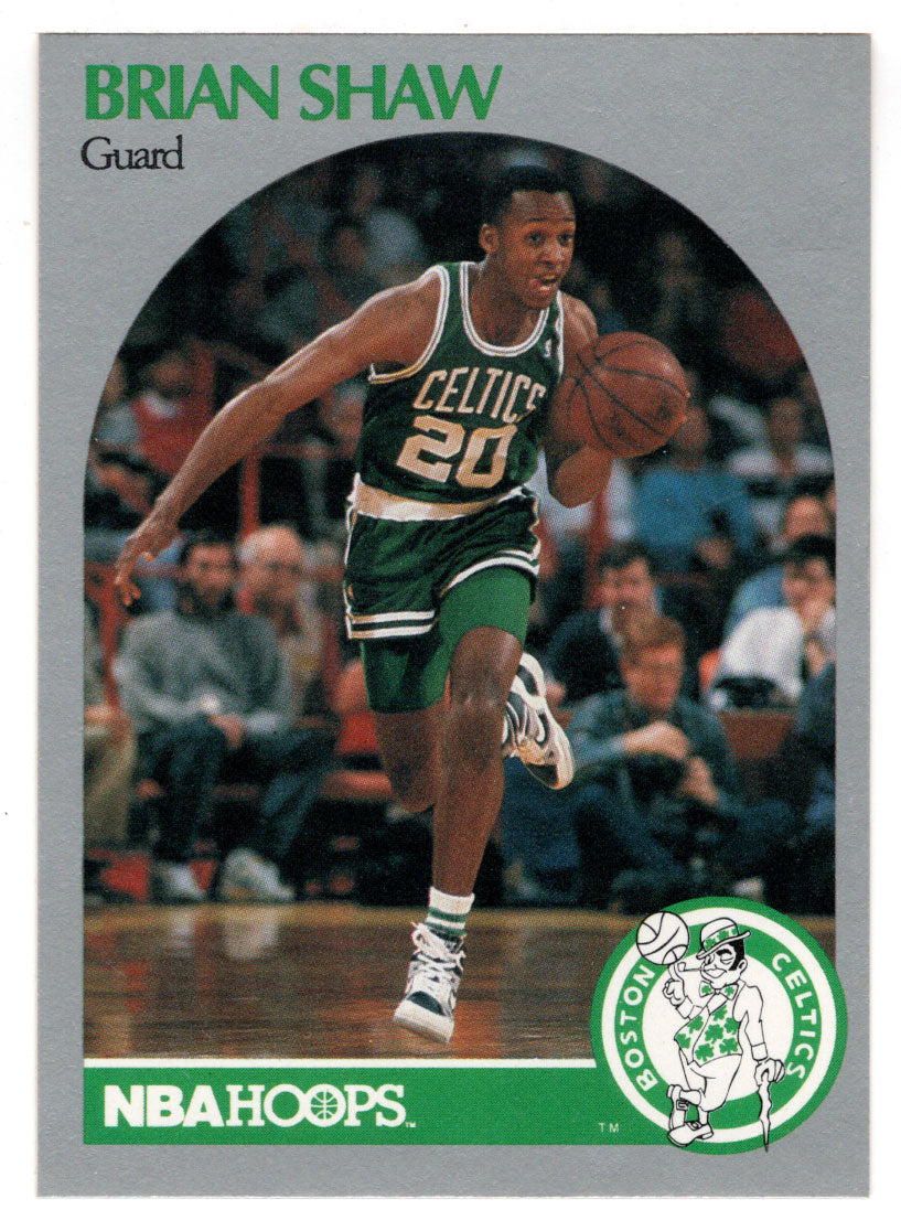 Brian Shaw - Boston Celtics (NBA Basketball Card) 1990-91 Hoops # 48 Mint