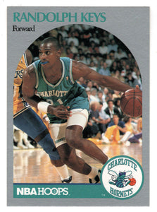 Randolph Keys - Charlotte Hornets (NBA Basketball Card) 1990-91 Hoops # 56 Mint