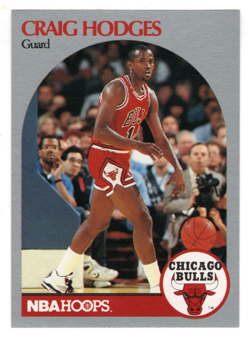 Craig Hodges - Chicago Bulls (NBA Basketball Card) 1990-91 Hoops # 64 Mint