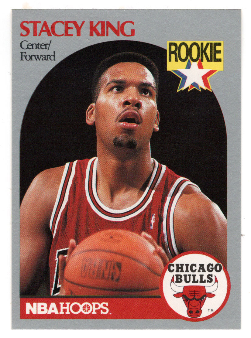 Stacey King RC - Chicago Bulls (NBA Basketball Card) 1990-91 Hoops # 66 Mint
