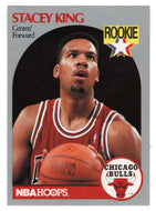 Stacey King RC - Chicago Bulls (NBA Basketball Card) 1990-91 Hoops # 66 Mint