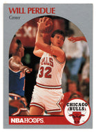 Will Perdue - Chicago Bulls (NBA Basketball Card) 1990-91 Hoops # 68 Mint
