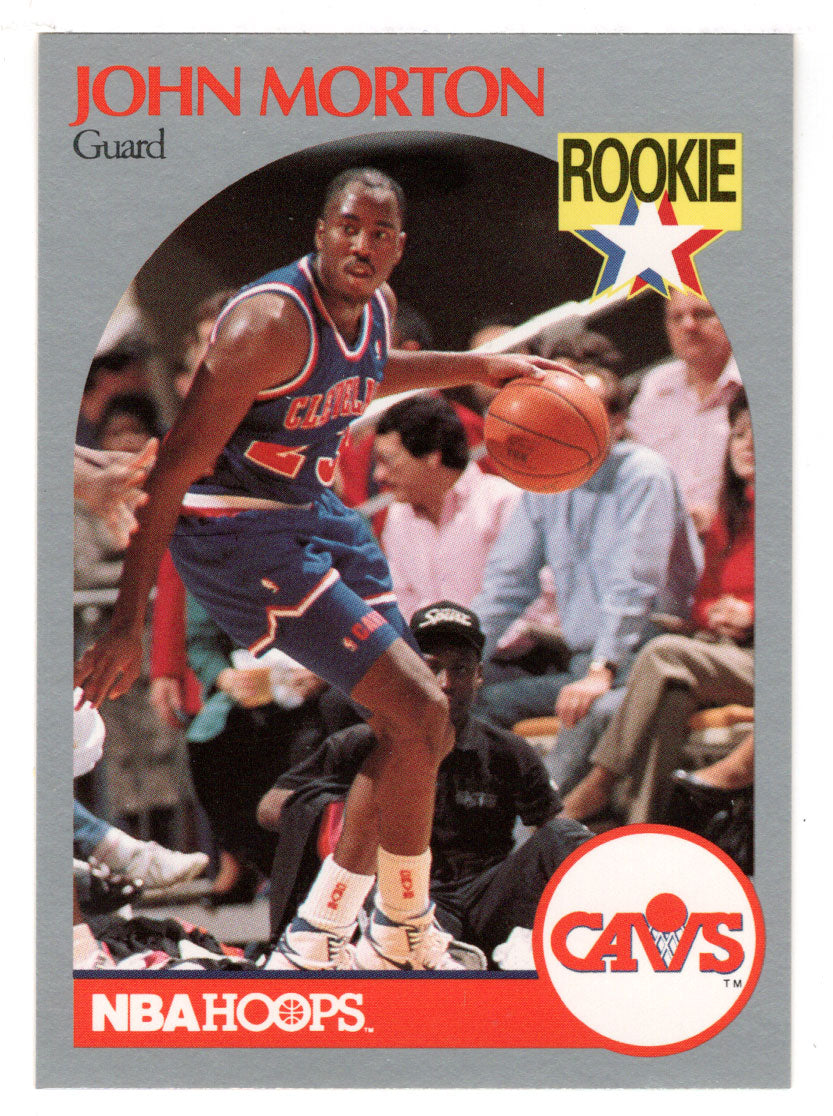 John Morton - Cleveland Cavaliers (NBA Basketball Card) 1990-91 Hoops # 77 Mint
