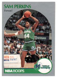 Sam Perkins - Dallas Mavericks (NBA Basketball Card) 1990-91 Hoops # 87 Mint