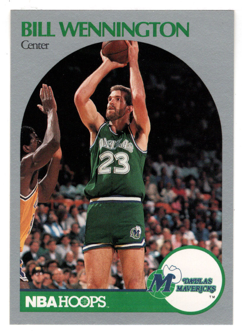 Bill Wennington - Dallas Mavericks (NBA Basketball Card) 1990-91 Hoops # 89 Mint
