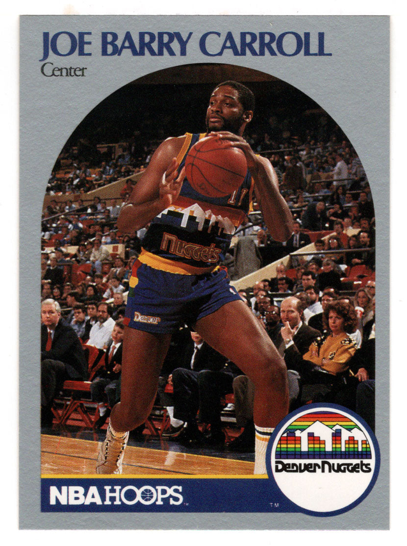 Joe Barry Carroll - Denver Nuggets (NBA Basketball Card) 1990-91 Hoops # 92 Mint