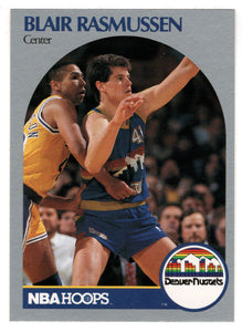 Blair Rasmussen - Denver Nuggets (NBA Basketball Card) 1990-91 Hoops # 99 Mint
