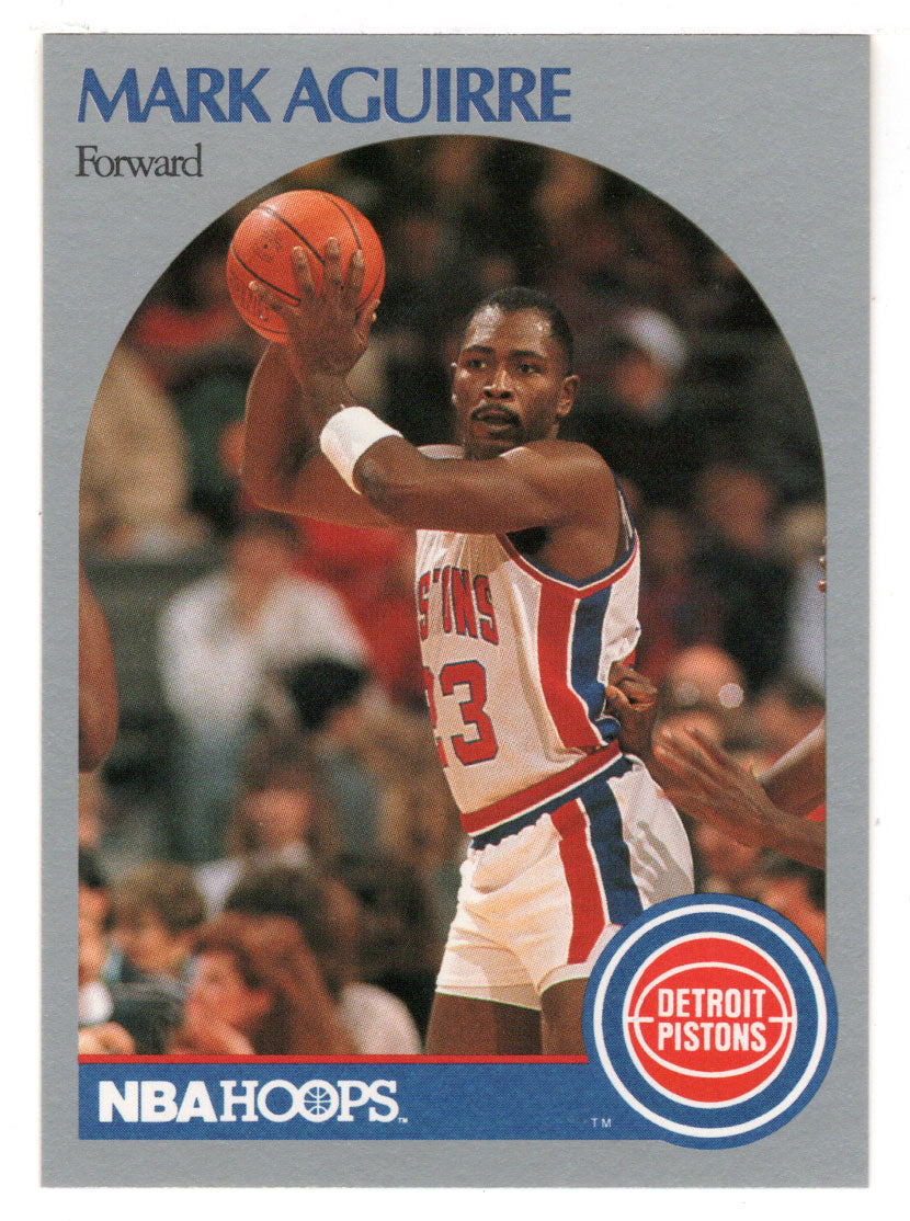 Mark Aguirre - Detroit Pistons (NBA Basketball Card) 1990-91 Hoops # 101 Mint