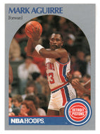 Mark Aguirre - Detroit Pistons (NBA Basketball Card) 1990-91 Hoops # 101 Mint