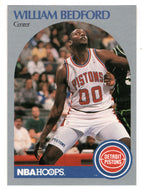 William Bedford RC - Detroit Pistons (NBA Basketball Card) 1990-91 Hoops # 102 Mint
