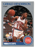 Gerald Henderson - Detroit Pistons (NBA Basketball Card) 1990-91 Hoops # 106 Mint