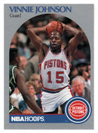Vinnie Johnson - Detroit Pistons (NBA Basketball Card) 1990-91 Hoops # 107 Mint