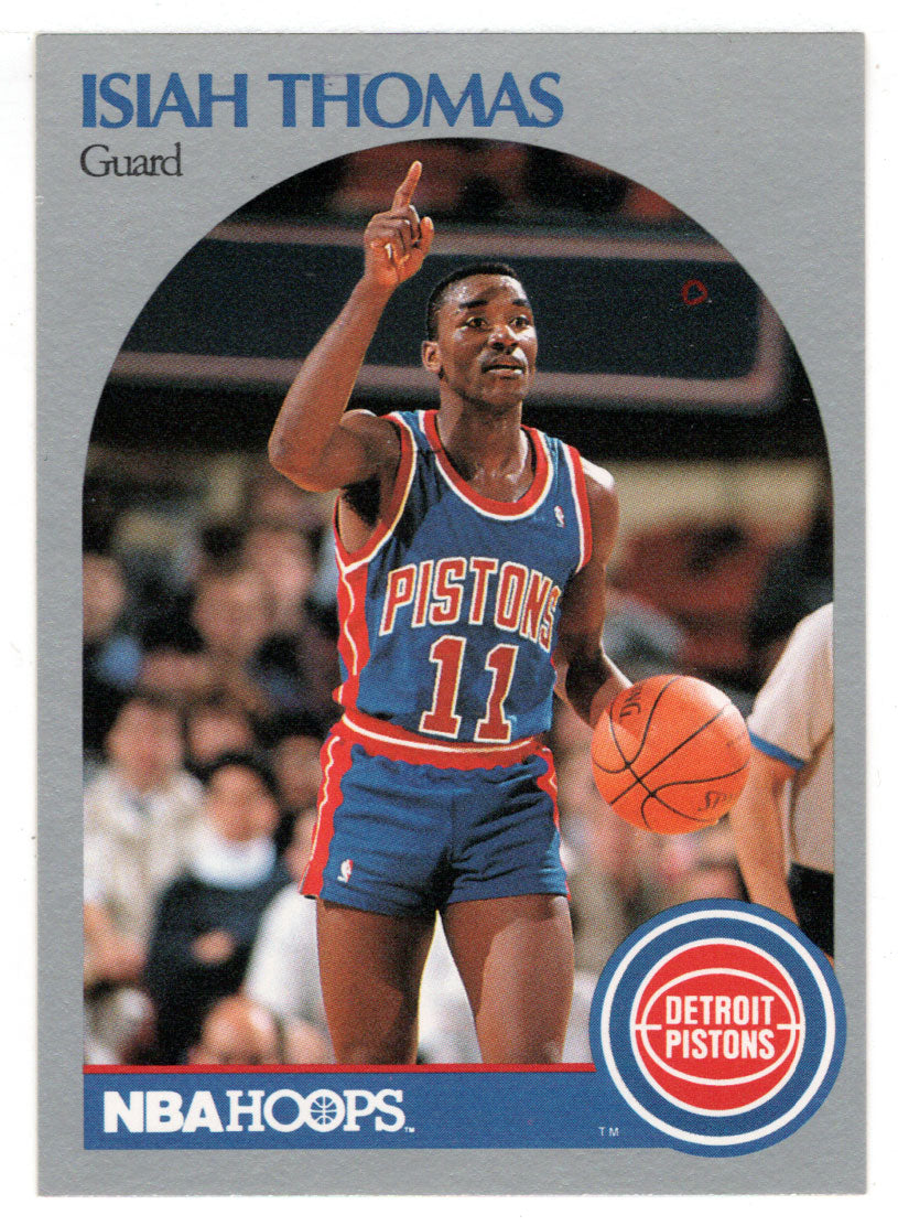 Isiah Thomas - Detroit Pistons (NBA Basketball Card) 1990-91 Hoops # 111 Mint