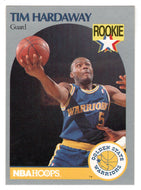 Tim Hardaway RC - Golden State Warriors (NBA Basketball Card) 1990-91 Hoops # 113 Mint