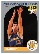 Sarunas Marciulionis RC - Golden State Warriors (NBA Basketball Card) 1990-91 Hoops # 115 Mint