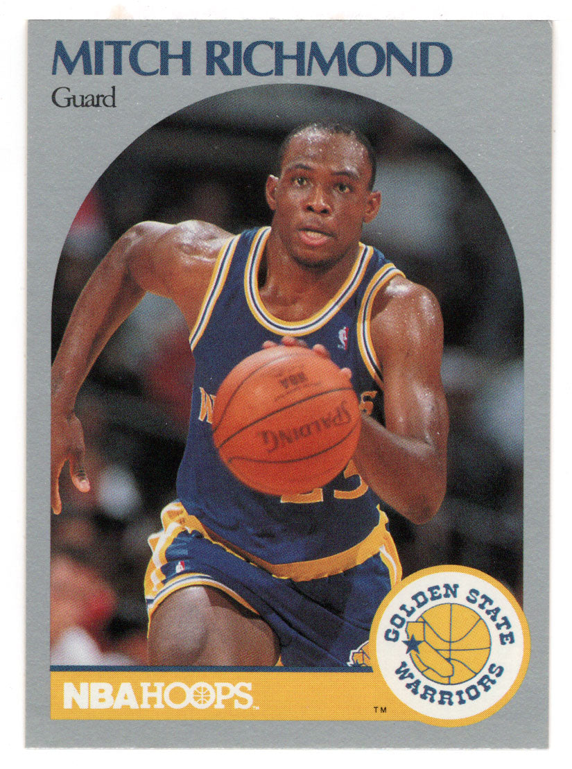 Mitch Richmond - Golden State Warriors (NBA Basketball Card) 1990-91 Hoops # 118 Mint