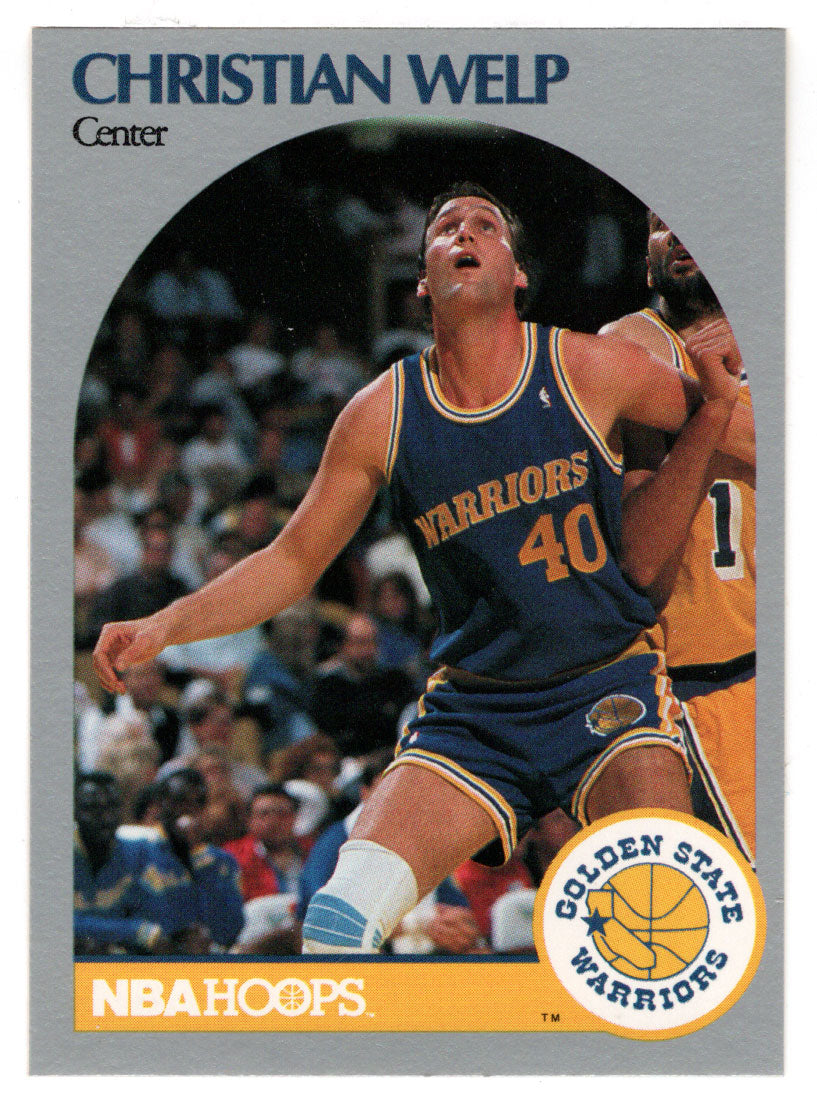 Christian Welp - Golden State Warriors (NBA Basketball Card) 1990-91 Hoops # 122 Mint
