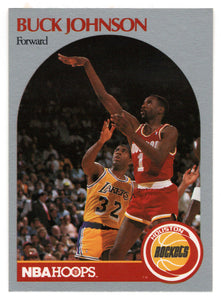 Buck Johnson - Houston Rockets (NBA Basketball Card) 1990-91 Hoops # 125 Mint
