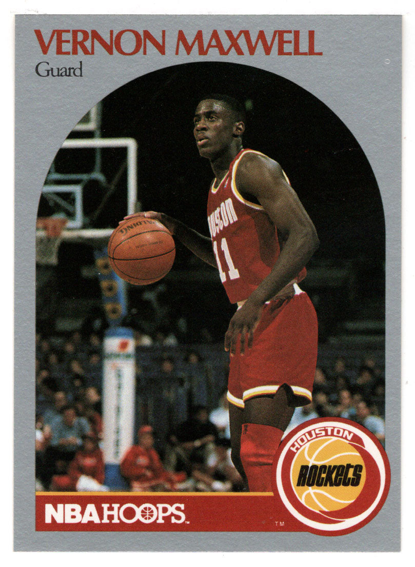 Vernon Maxwell - Houston Rockets (NBA Basketball Card) 1990-91 Hoops # 126 Mint
