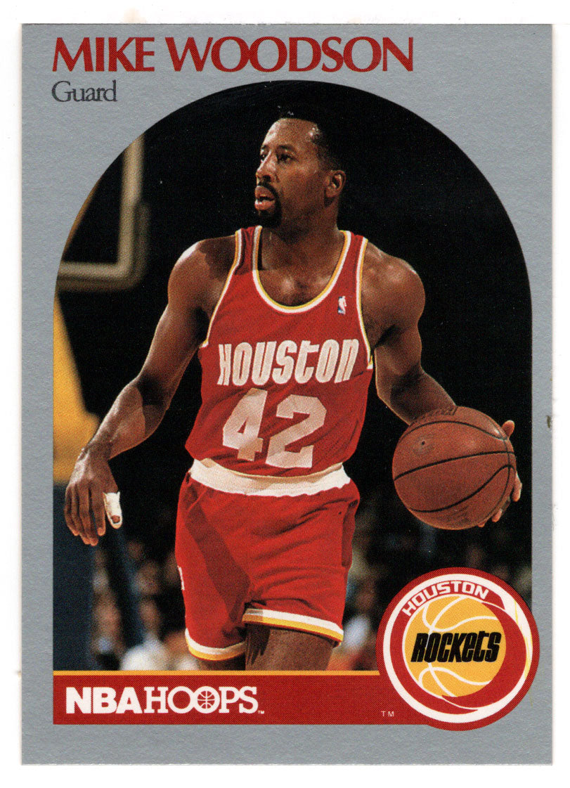 Mike Woodson - Houston Rockets (NBA Basketball Card) 1990-91 Hoops # 131 Mint
