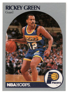 Rickey Green - Indiana Pacers (NBA Basketball Card) 1990-91 Hoops # 134 Mint