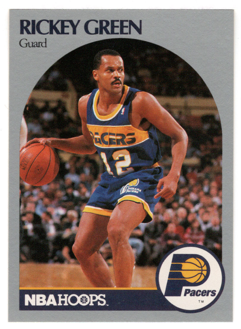 Rickey Green - Indiana Pacers (NBA Basketball Card) 1990-91 Hoops # 134 Mint