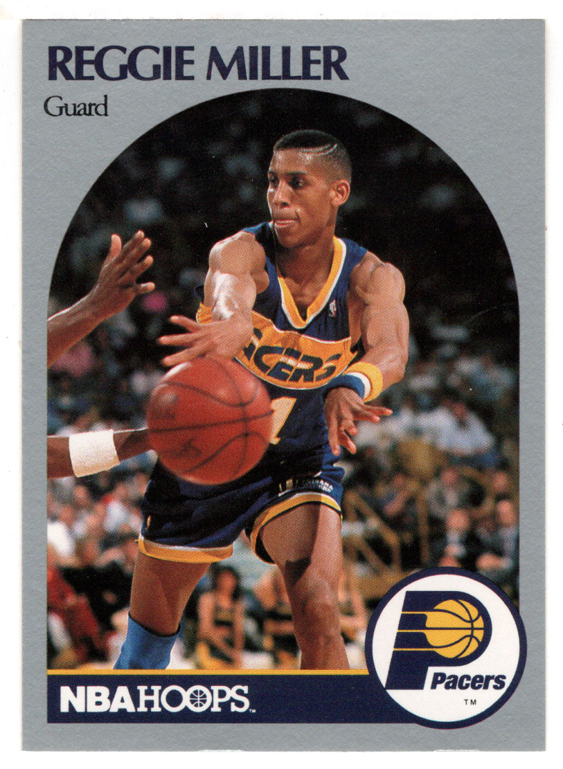 Reggie Miller - Indiana Pacers (NBA Basketball Card) 1990-91 Hoops # 135 Mint