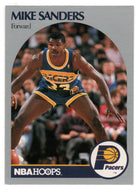 Mike Sanders - Indiana Pacers (NBA Basketball Card) 1990-91 Hoops # 137 Mint