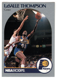 Lasalle Thompson - Indiana Pacers (NBA Basketball Card) 1990-91 Hoops # 140 Mint