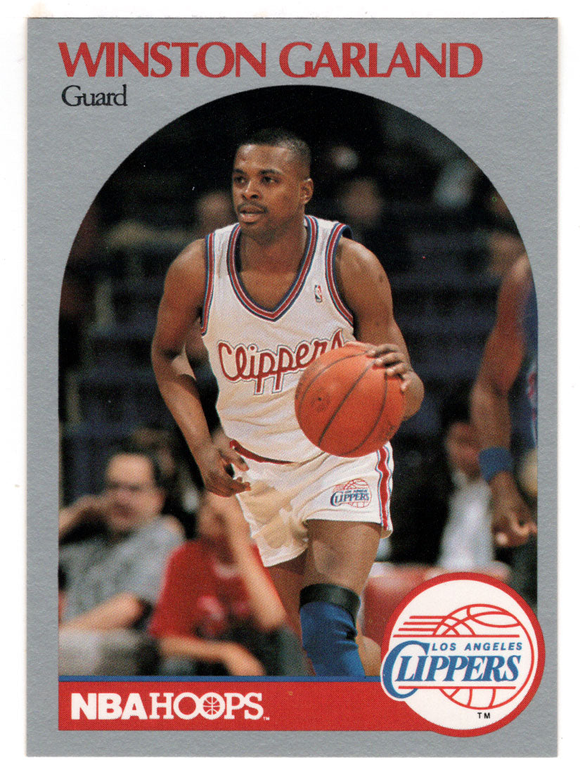 Winston Garland - Los Angeles Clippers (NBA Basketball Card) 1990-91 Hoops # 143 Mint