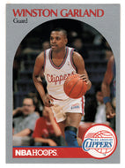 Winston Garland - Los Angeles Clippers (NBA Basketball Card) 1990-91 Hoops # 143 Mint