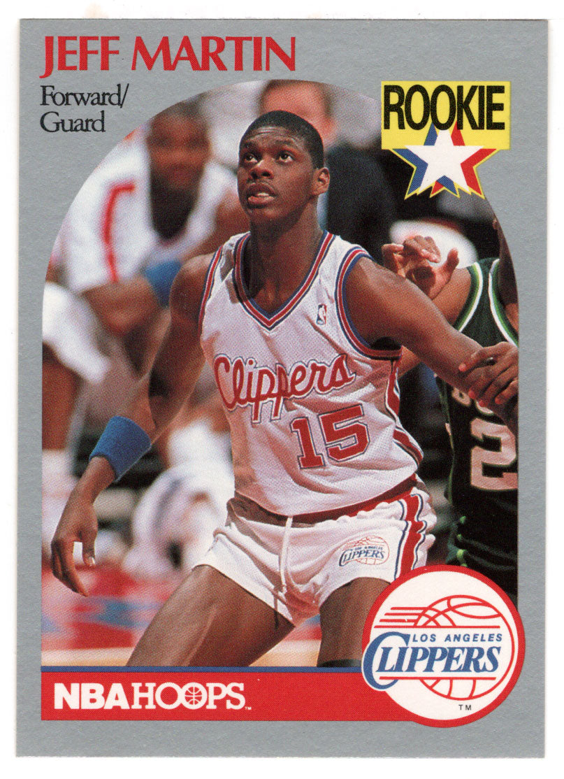 Jeff Martin - Los Angeles Clippers (NBA Basketball Card) 1990-91 Hoops # 148 Mint