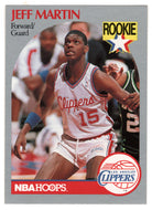 Jeff Martin - Los Angeles Clippers (NBA Basketball Card) 1990-91 Hoops # 148 Mint