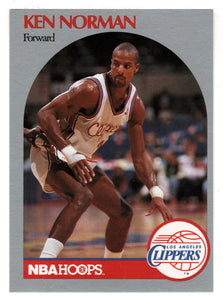 Ken Norman - Los Angeles Clippers (NBA Basketball Card) 1990-91 Hoops # 149 Mint