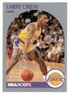 Larry Drew - Los Angeles Lakers (NBA Basketball Card) 1990-91 Hoops # 155 Mint