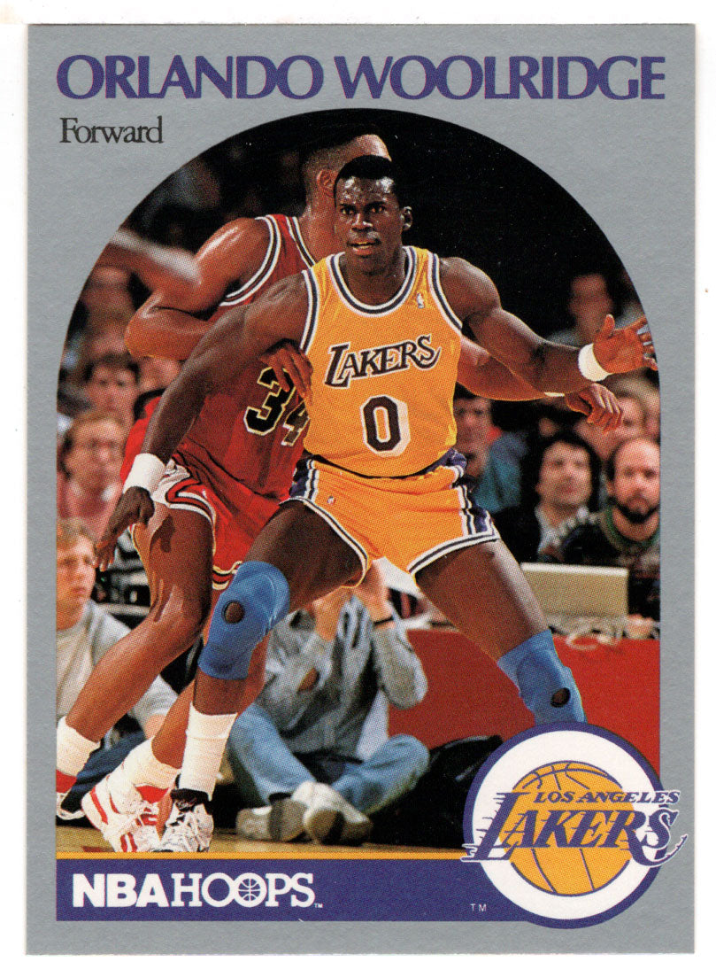 Orlando Woolridge - Los Angeles Lakers (NBA Basketball Card) 1990-91 Hoops # 162 Mint