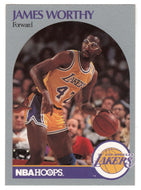 James Worthy - Los Angeles Lakers (NBA Basketball Card) 1990-91 Hoops # 163 Mint